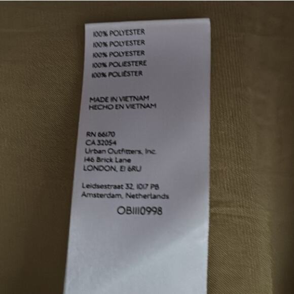 FREE PEOPLE ARZEL MINI DRESS SIZE XS GOLD - Picture 8 of 13